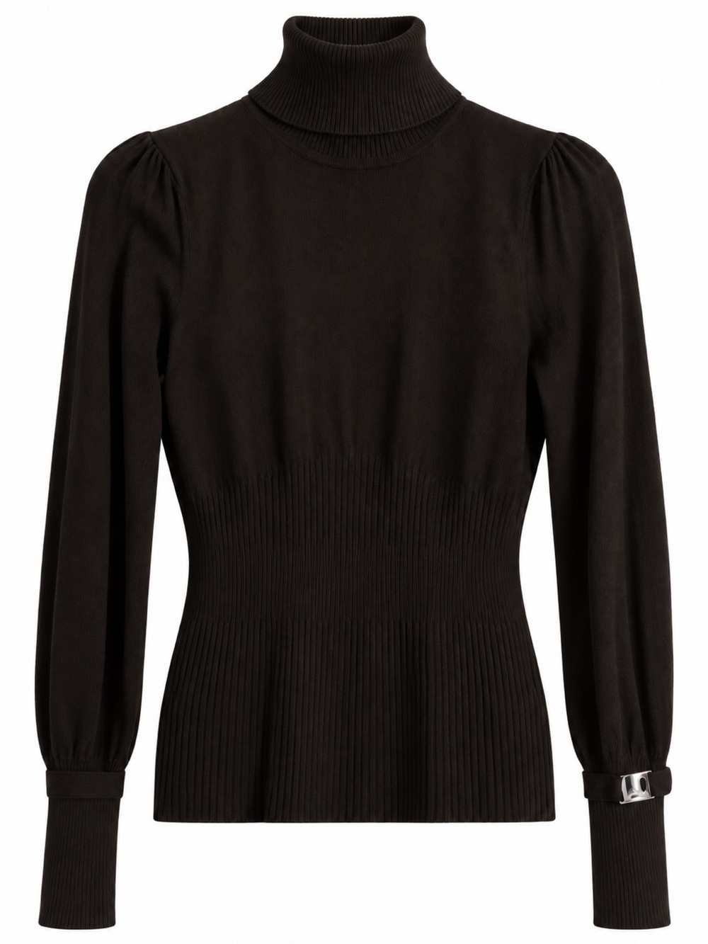 Karen Millen Brown Turtleneck Long-Sleeve sweater